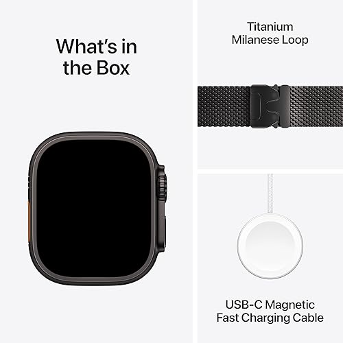 Miniatura 6 de Apple Watch Ultra 3 [GPS + Celular 49mm] Reloj inteligente para correr y multideporte con carcasa de titanio resistente con trabilla milanesa de