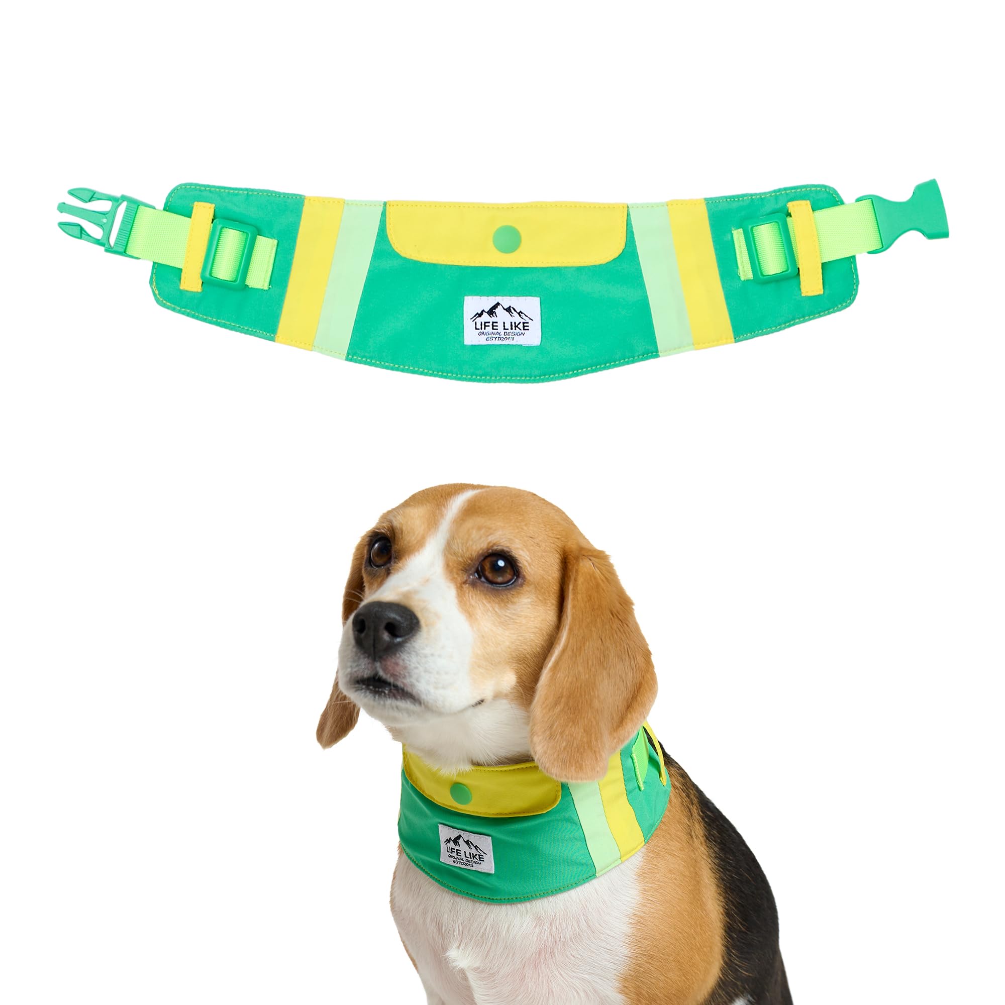 Amazon | 【LIFELIKE公式】ビタミンカラーバンダナ S M L 犬 クール