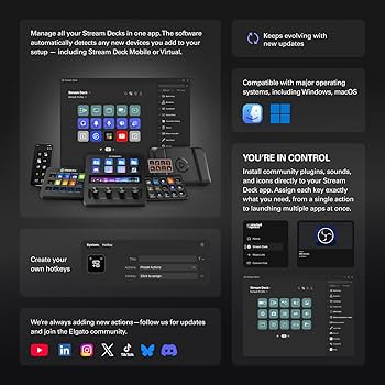Amazon.com: Elgato Stream Deck XL – Advanced Studio Amazon.com: Elgato Stream Deck XL – Advanced Studio
