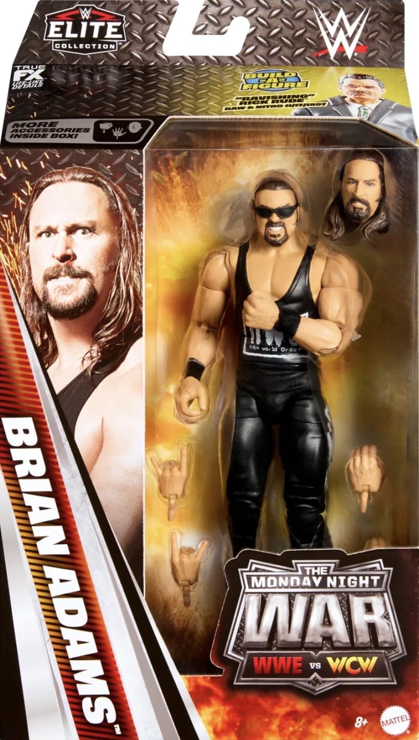 WWE Brian Adams The Nwo Mattel Elite Collection Monday Night Wars Series 11 Wrestling Action Figure Toy