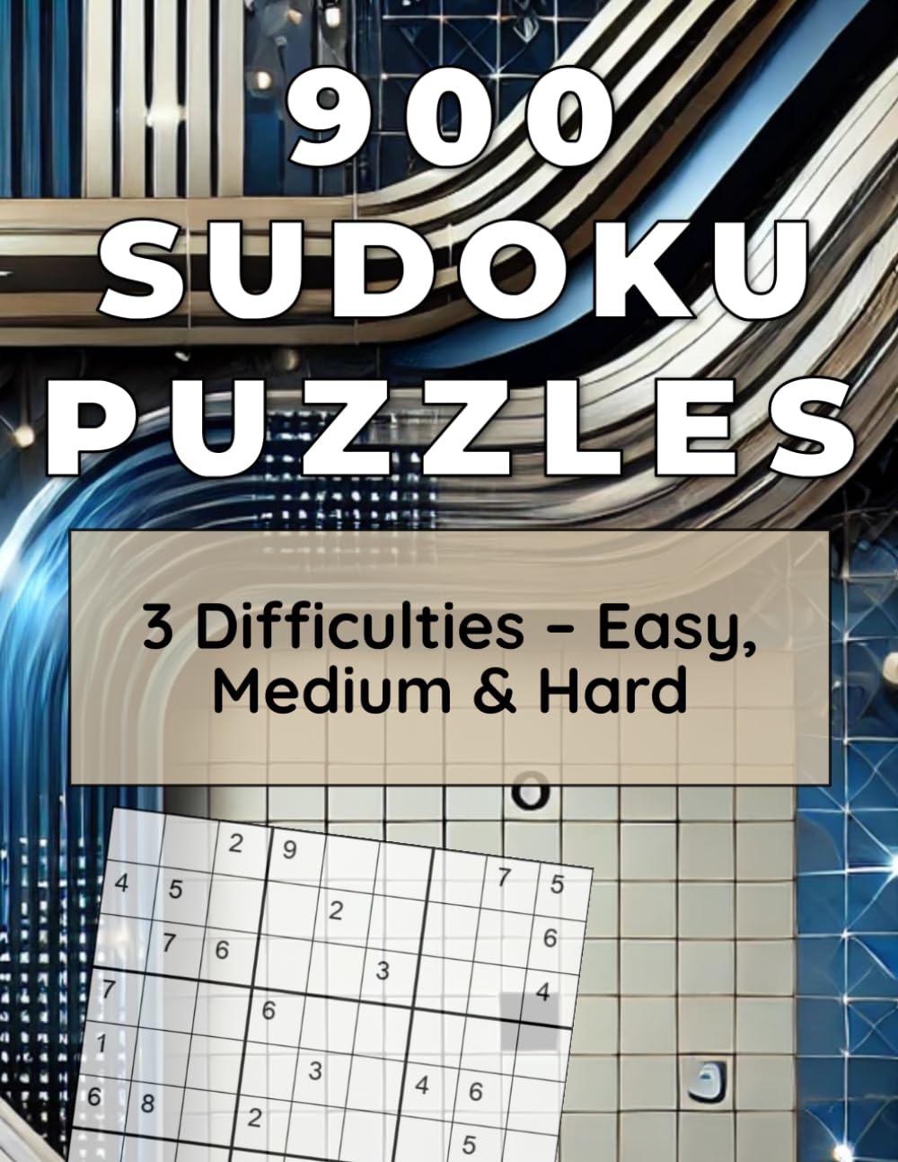 900 Sudoku Puzzles – Easy, Medium & Hard!