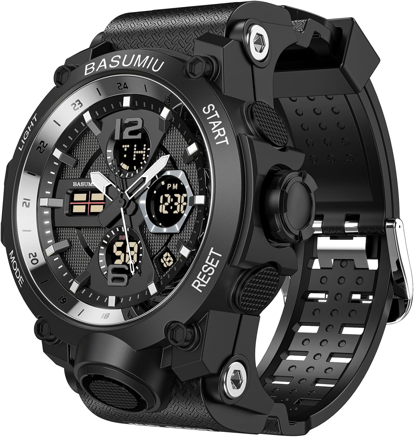 Mens Sports Wrist Watches Analog Digital Tactical Military...