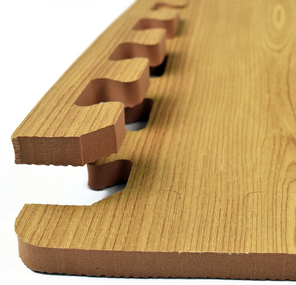 Buy Greatmats Wood Grain Reversible Interlocking Foam Floor Tiles 24 X 24 X 1 2 Inch For Basement Flooring Exercise Floors Trade Shows Daycare 25 Pack Light Wood Tan Online In Usa B01e5zk2z8