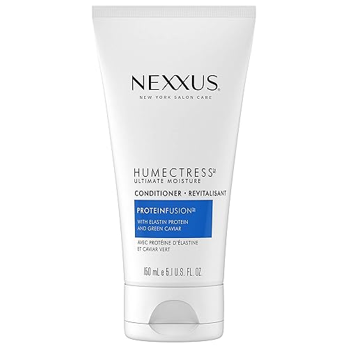 Miniatura 5 de Nexxus Humectress Acondicionador Hidratante para Cabello Seco Ultimate Moisture Libre de Siliconas, Proteína Hidratante Fusion con Elastin Proteína