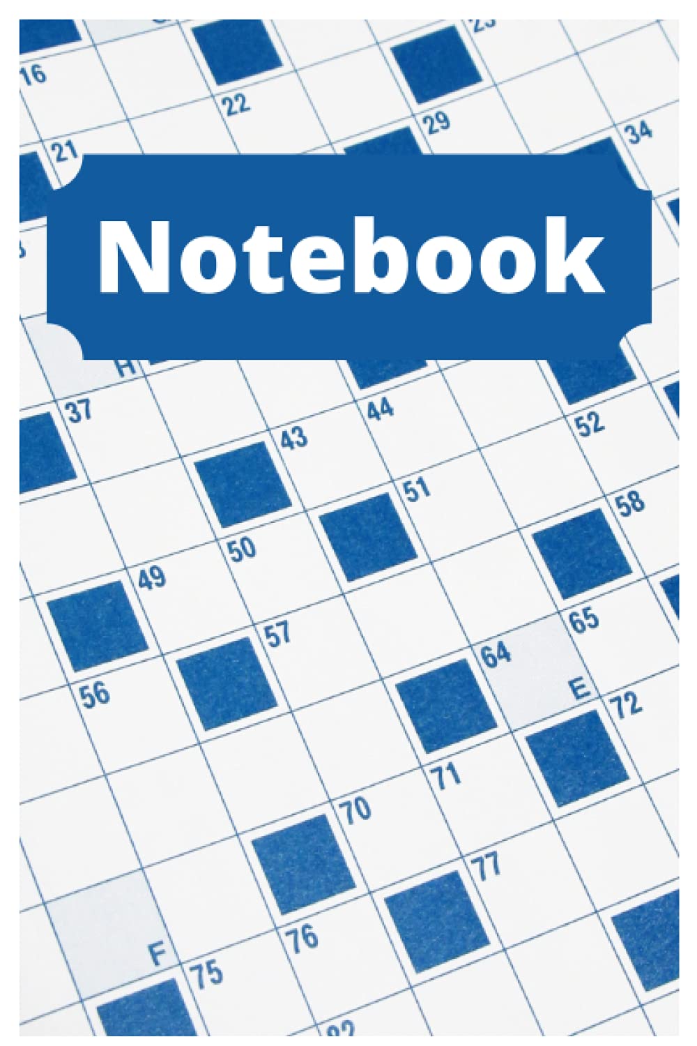 Notebook Crossword Puzzle: on Blank Lined 6"x9" journal