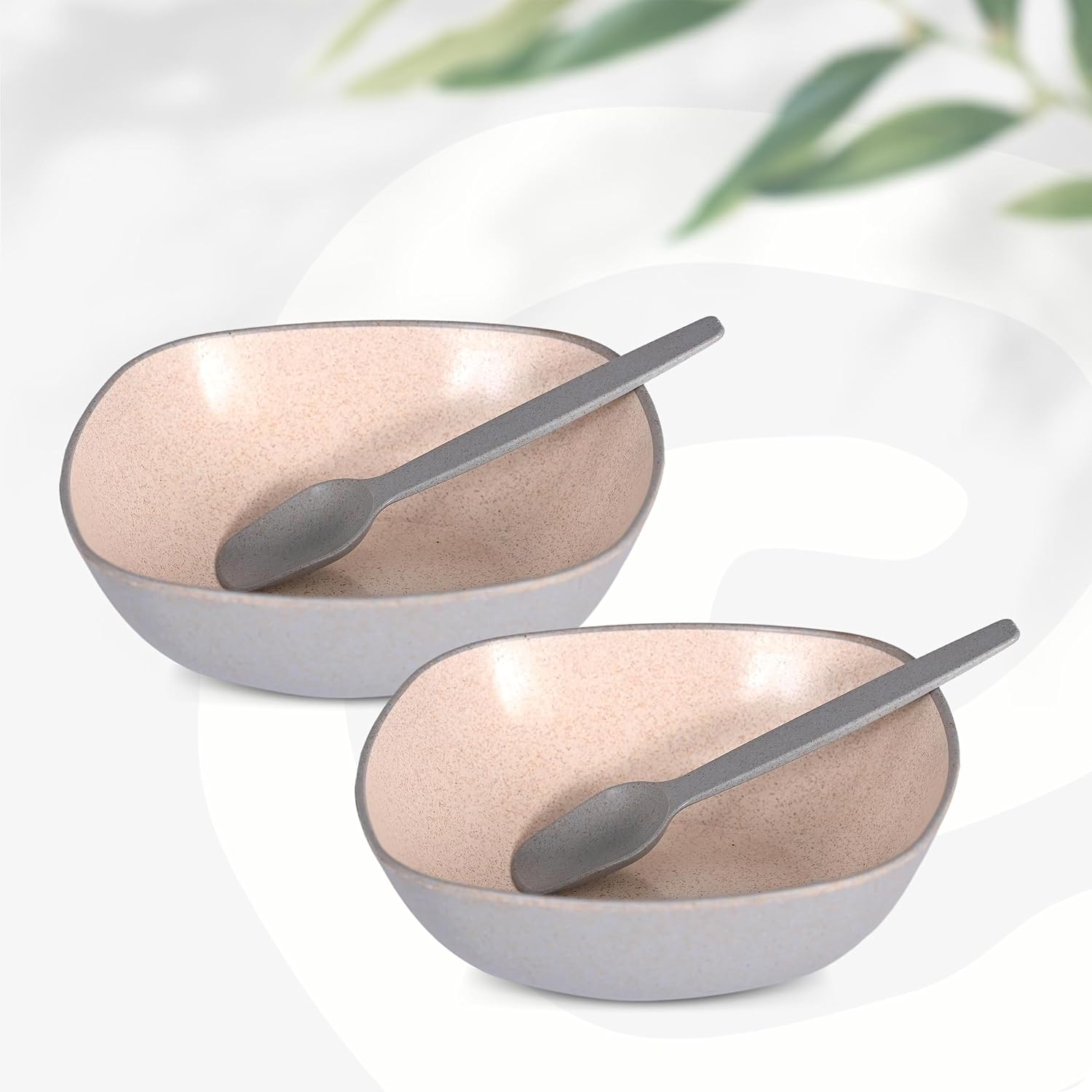 Buy Eha Set of 2 Earth-Friendly Multipurpose Bowls for Kitchen | 600 ml ...