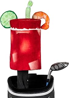 Daphne's Taco Golf Headcover - Fits Up to 460cc Driver - Yellow, Floral Pattern - Plush Material - Golf