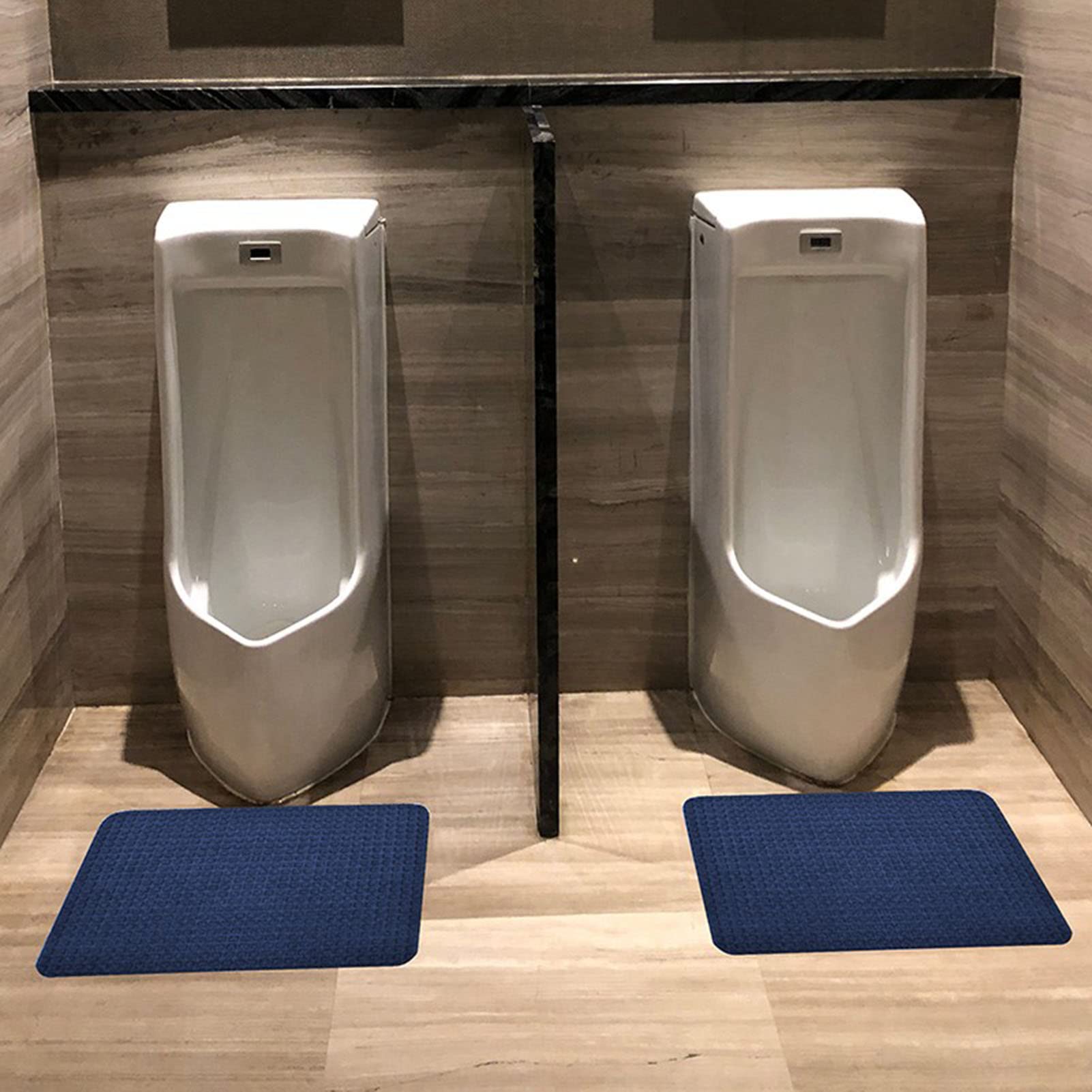 GTHTUHFD Non Slip Urinal Mats Hotel Urinal Floor Pads, Men'S Bathroom Restroom Floor Water Absorption Urine Mats For Public Restrooms/Schools Commercial Splash Mats, Reusable