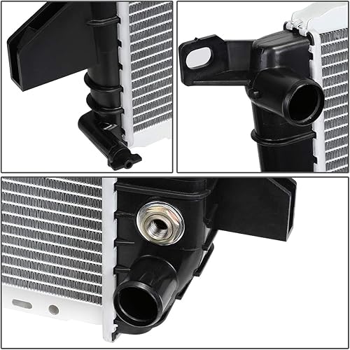 Miniatura 10 de DNA Motoring OEM-RA-1323 1323 Repuesto de radiador de núcleo de aluminio de estilo de fábrica