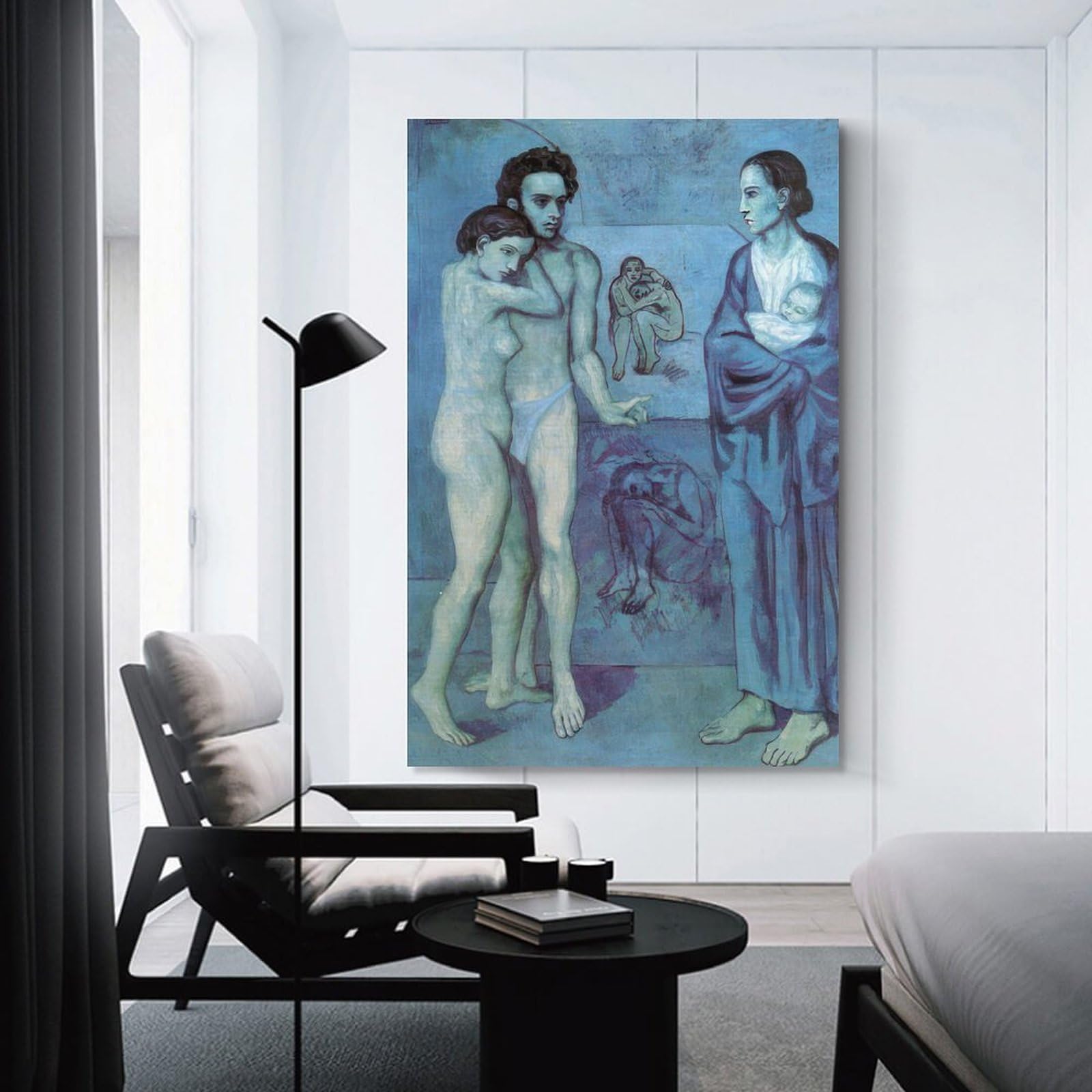 ピカソ絵画   壁掛け Amazon.co.jp: Pablo Picasso パブロ・ピカソ La Vie Life 芸術