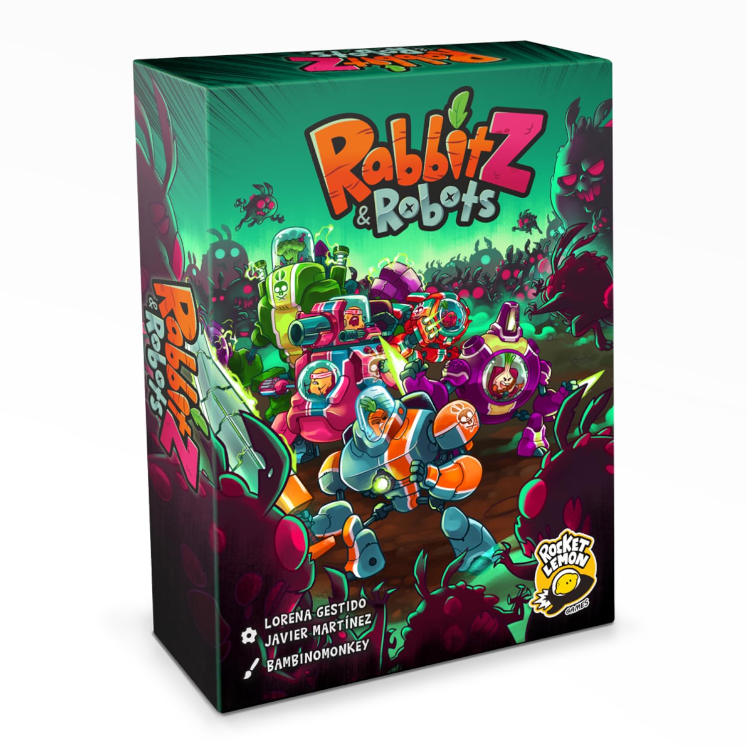 Juego De Mesa RABBITZ and ROBOTS PEGI 10, Colourful, 19.1 cm x 7.5 cm x 7.4 cm