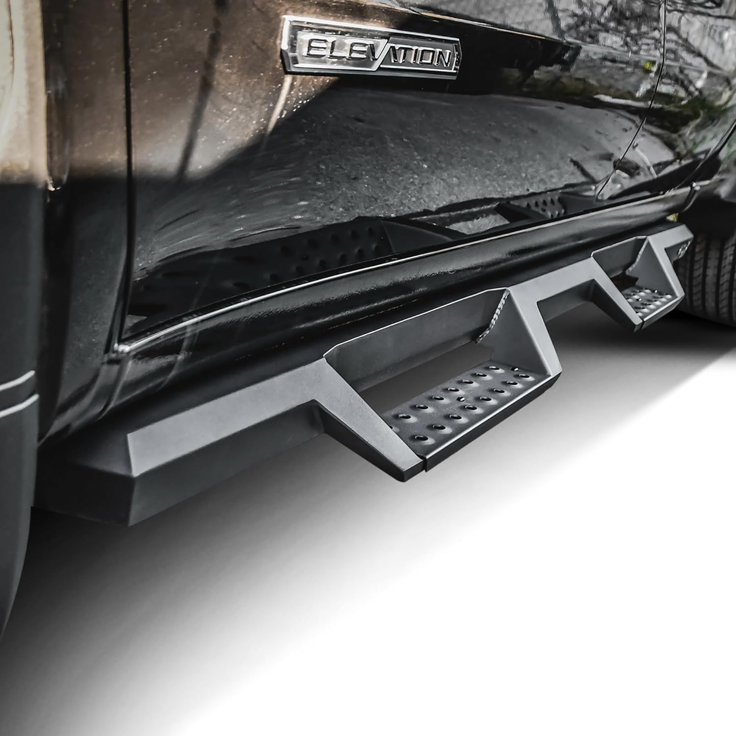 Westin 56-14125 HDX Drop Nerf Bars fits 2019-2025 Silverado Sierra 1500 (Exc Silverado LD Sierra 1500 Limited) 2020-2025 Silverado Sierra 2500 3500 Double Cab Textured Black Pair