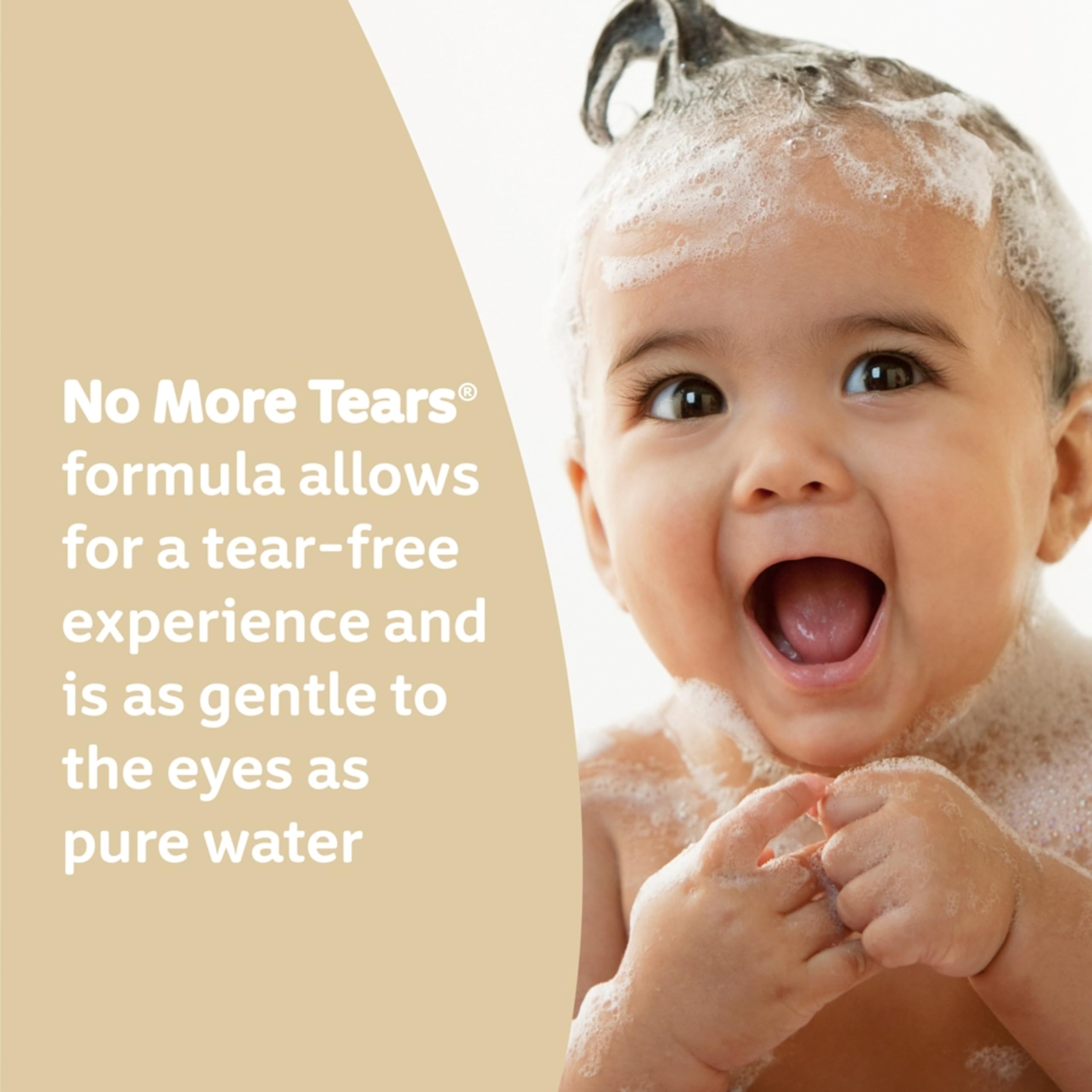 Johnson's Baby Johnson’s Skin Nourish Moisture Vanilla & Oat Body Wash - Baby Bath Skin Care - Sensitive Skin - 600 mL, Vanilla Fragrance in use