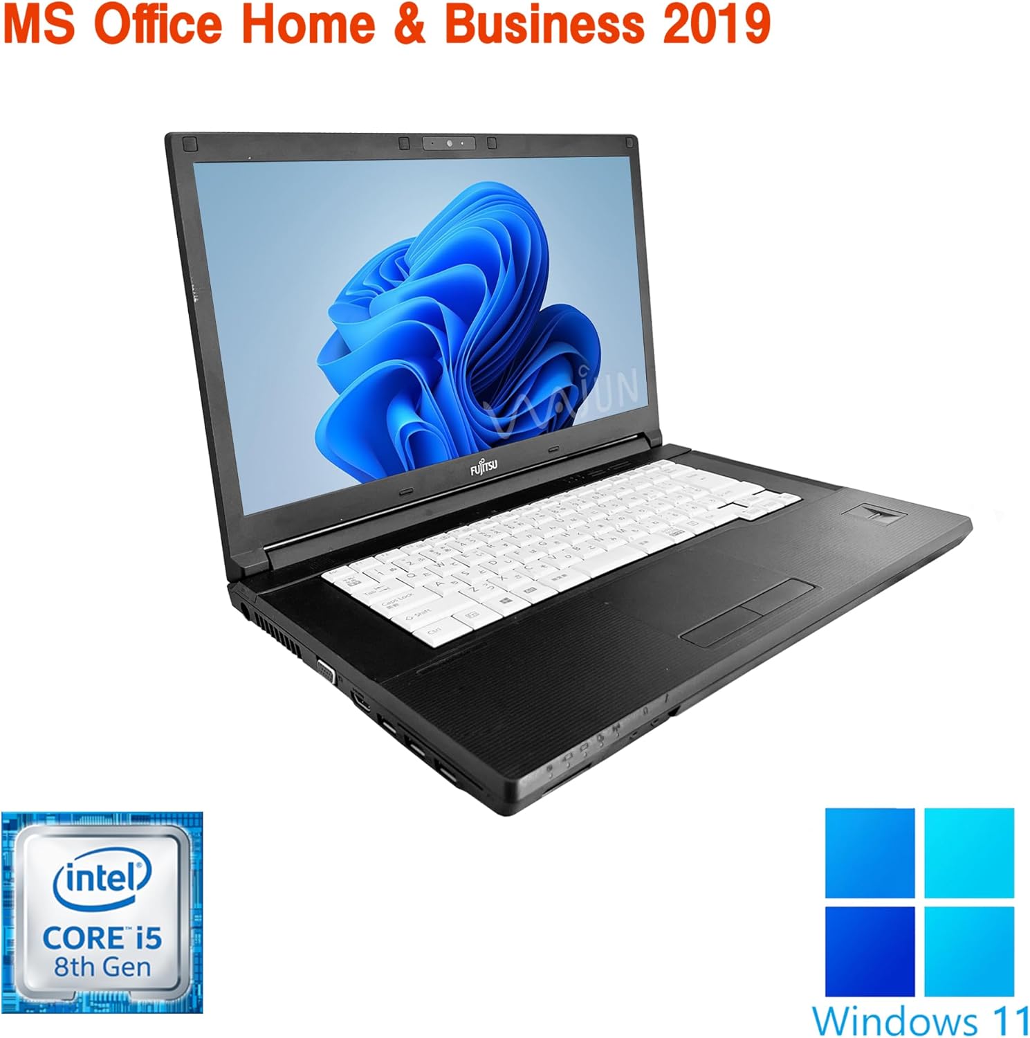 Corei5 第8世代 富士通 15.6型 ノートPC Win11 ストア Office Corei5