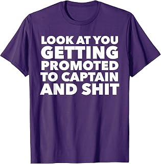 Funny Promoted To Captain T-Shirt
