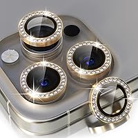 Vista 53 de Choiche Compatible para iPhone 16 Pro/iPhone 16 Pro Max Protector de Lente de Cámara, Vidrio Templado 9H Protector de Pantalla de Cubierta de Cámara