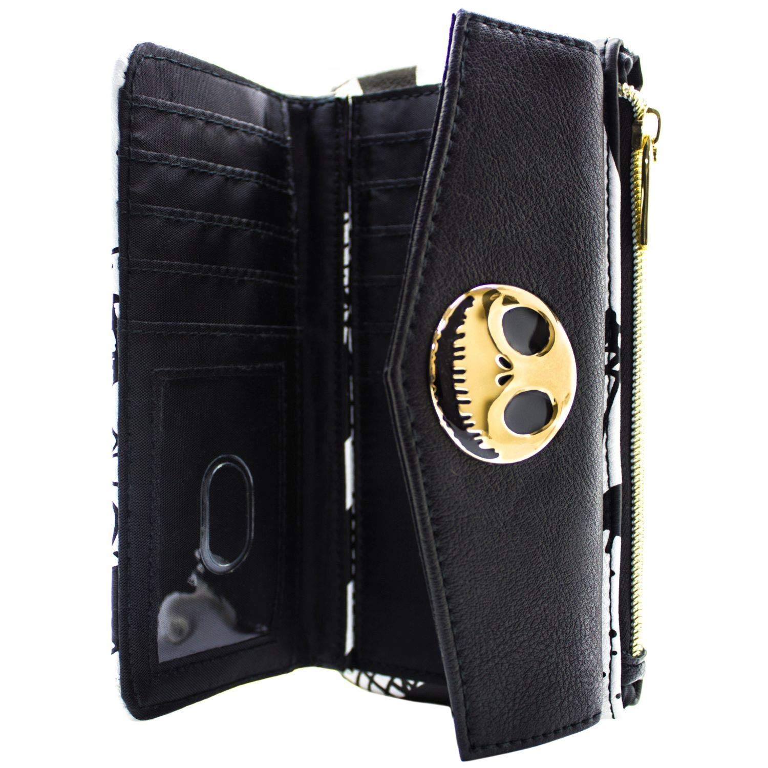 Nightmare Before Christmas Patchwork Noir Portefeuille