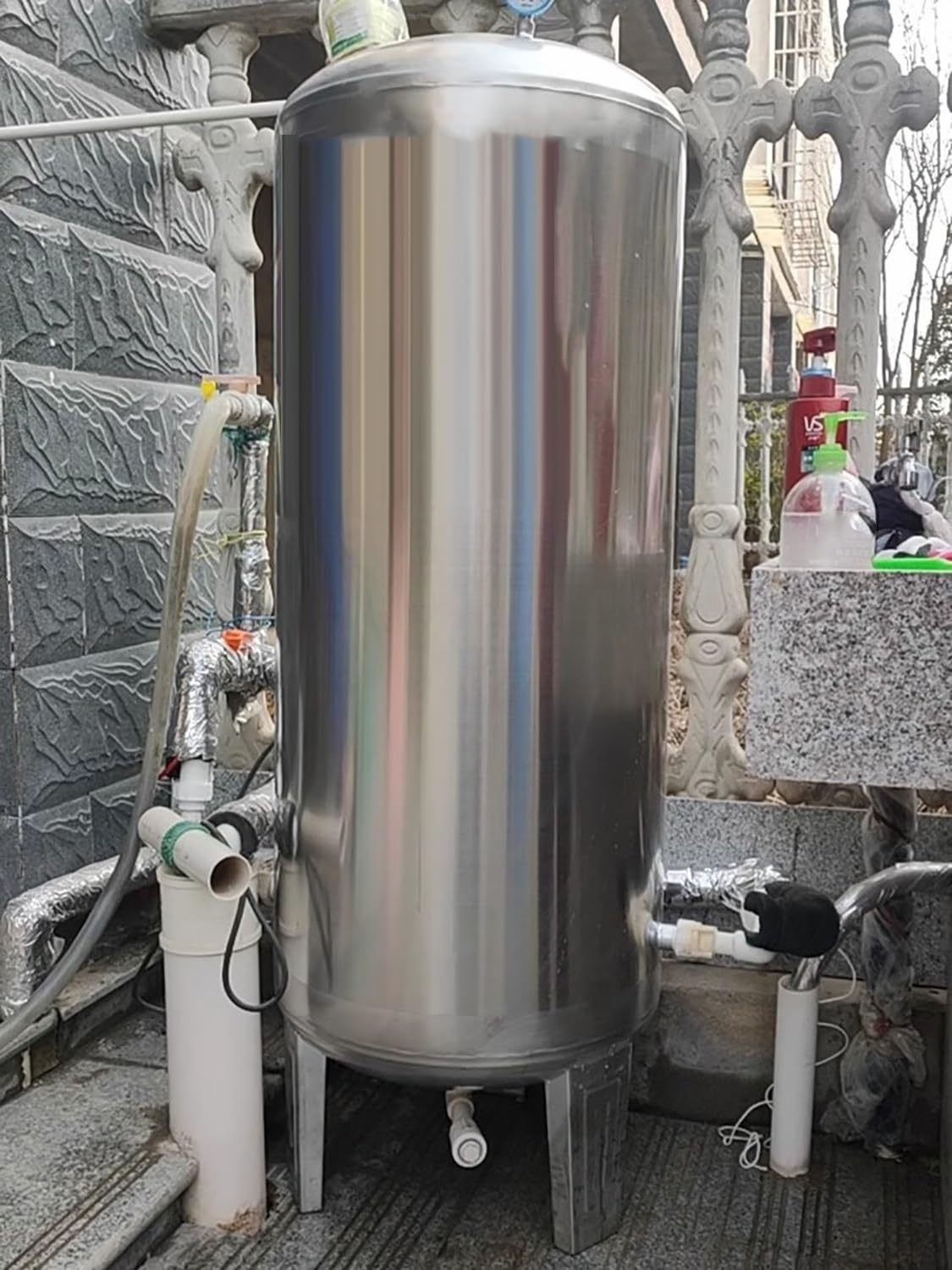 Druckwasserspeicher, langlebiger Ausgleichsbehälter für Zuhause, Bewässerung und Nutzwassersysteme
