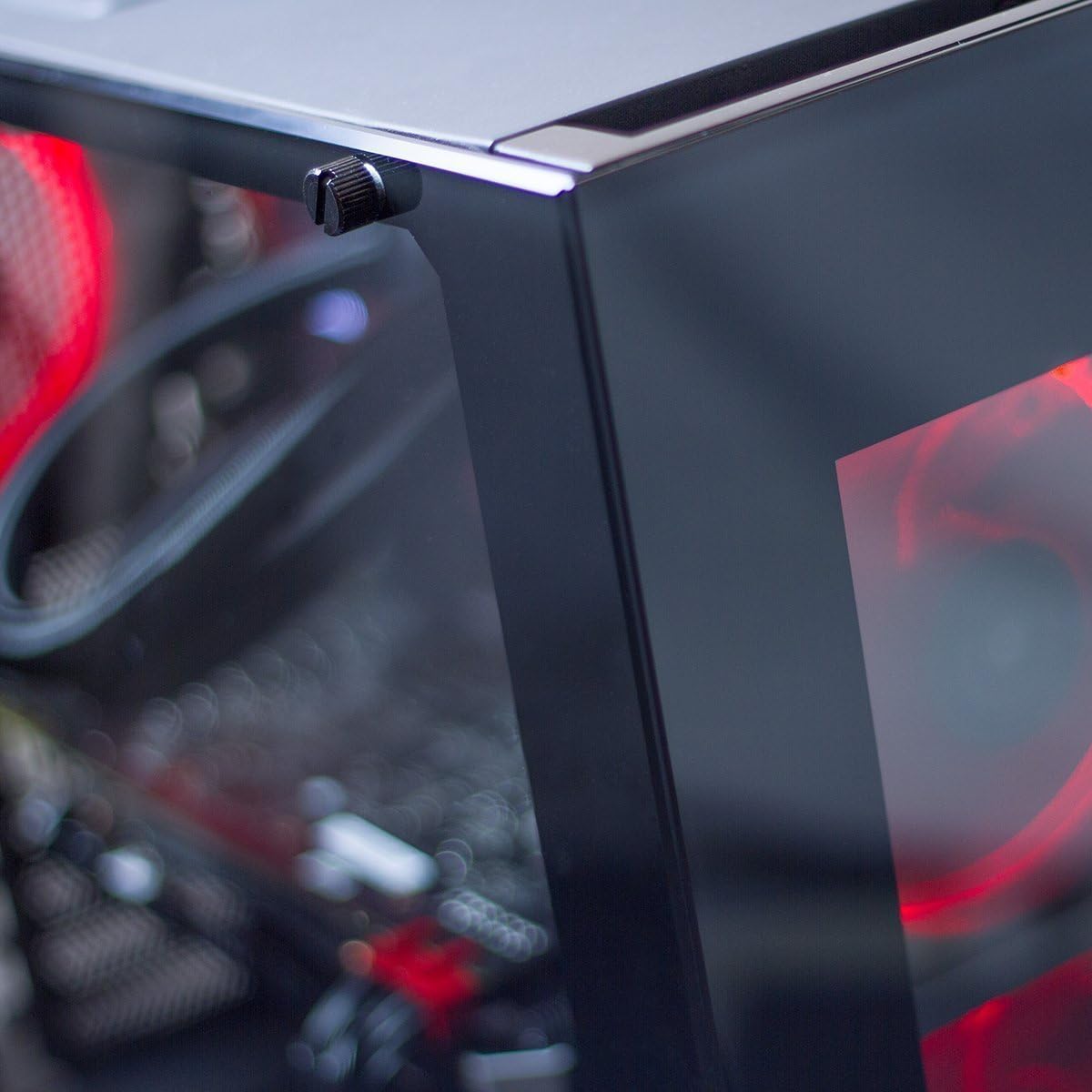 iBUYPOWER Gaming Computer Desktop PC AM002i - Intel i7-7700 3.60Ghz, NVIDIA Geforce GTX 1070 8GB, 8GB DDR4 RAM, 1TB HDD, 120GB SSD, Win 10 Home, VR Ready, Wi-Fi, Black