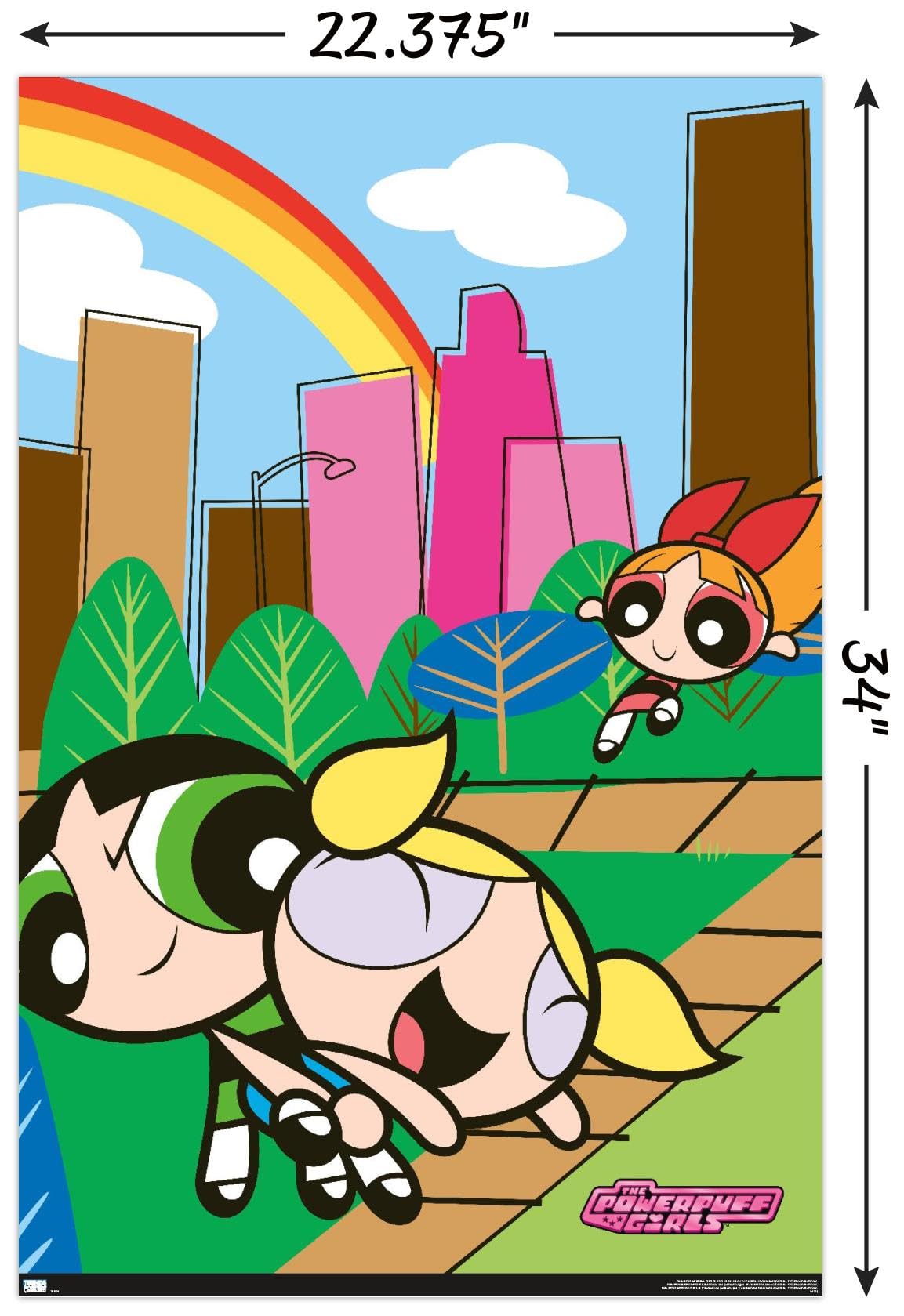 Amazon.com: The Powerpuff Girls - Group Park Wall Poster, 34L