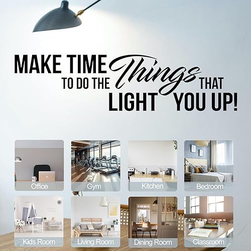 Miniatura 5 de BATTOO Calcomanías de pared inspiradoras con cita  Calcomanía de vinilo motivacional para oficina, cita de éxito, trabajo en equipo, entrenamiento,