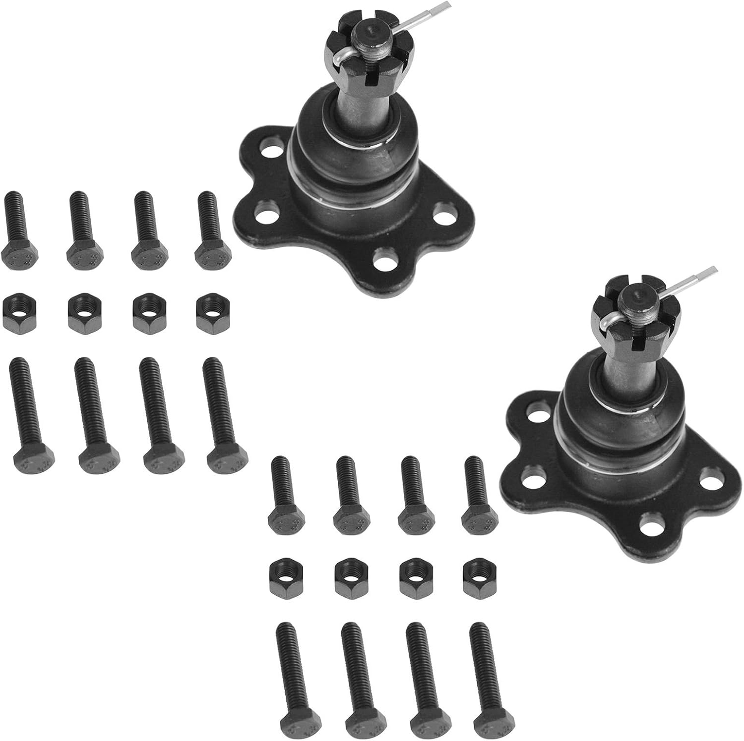 TRQ Front Steering & Suspension Kit Ball Joint Idler Arm & Bracket Assembly Pitman Arm Tie Rod Compatible with 1988-1992 Chevrolet C1500 1992 C1500 Suburban C2500 GMC