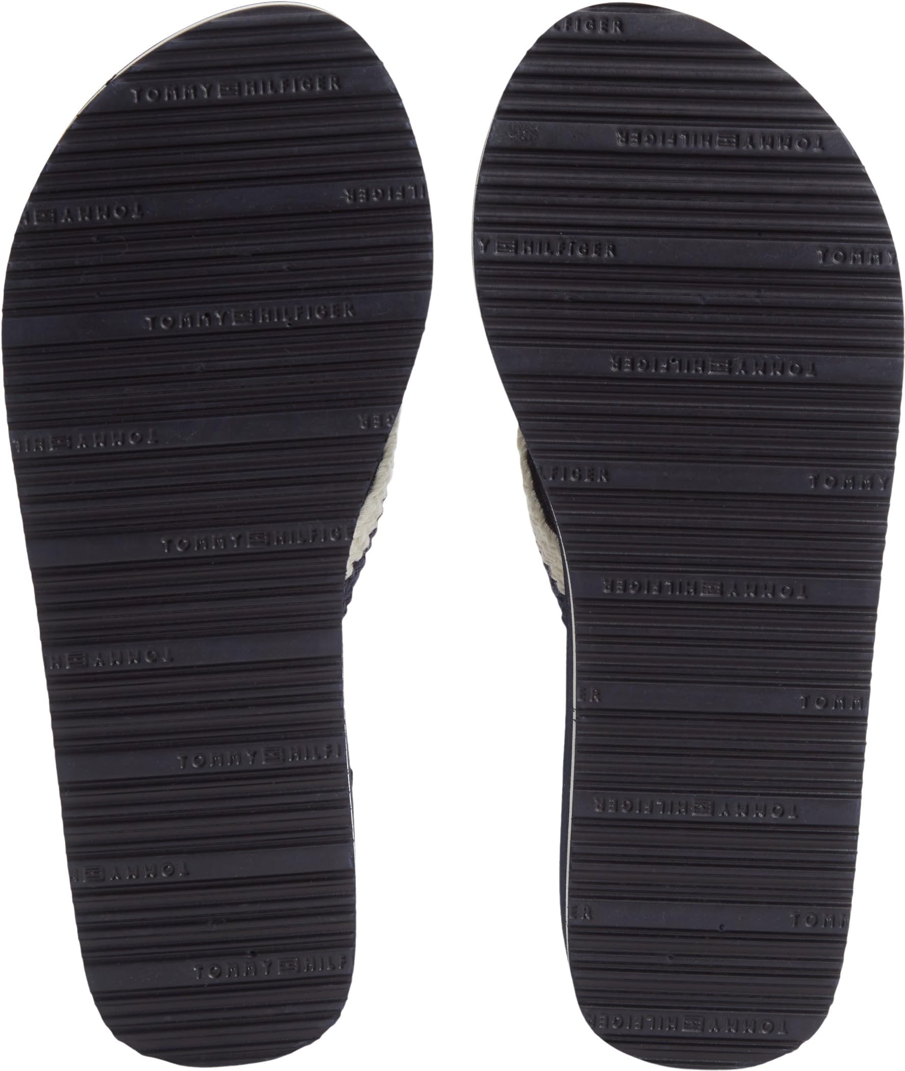 Tommy Hilfiger Damen Th Wedge Crochet Summer Sandal Fw0fw09420 Zehentrenner