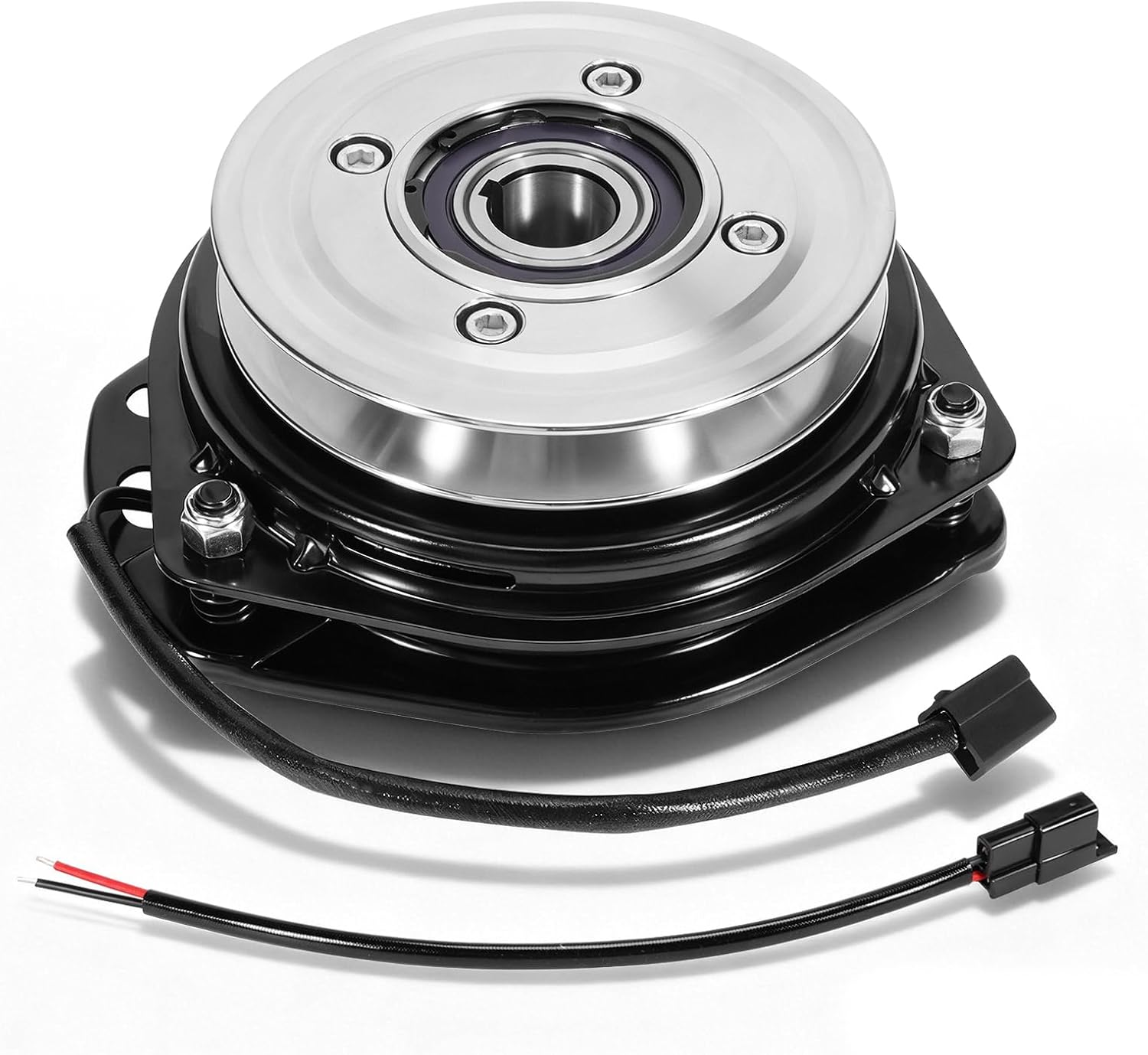 TCA15800 Electric Blade PTO Clutch Compatible with John Deere ZTrak 737 757 777 797,Solid-Cast Pulley & Heavy-Duty Bearing, 300ftlb High-Torque