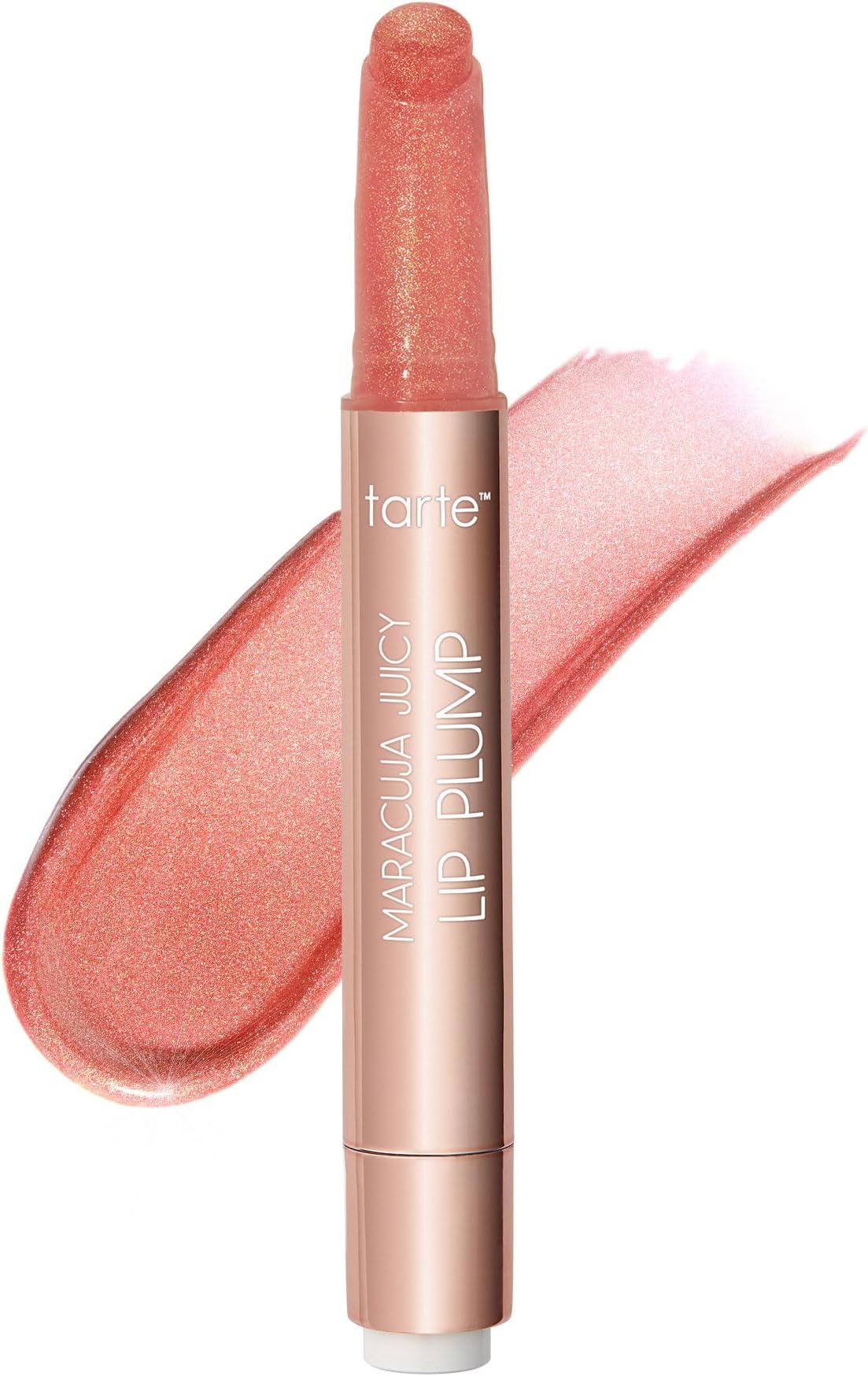 maracuja juicy shimmer glass lip plump – Hydrating & Volumizing Lip Gloss Balm with Hyaluronic Acid & Vitamin E, Plumps & Moisturizes, Vegan & Cruelty-Free