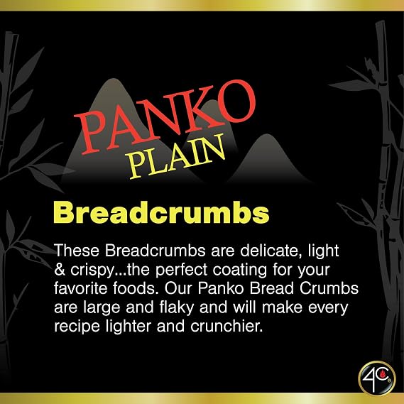 4C Premium Bread Crumbs, Panko Plain, 8 Ounce (Pack of 1)