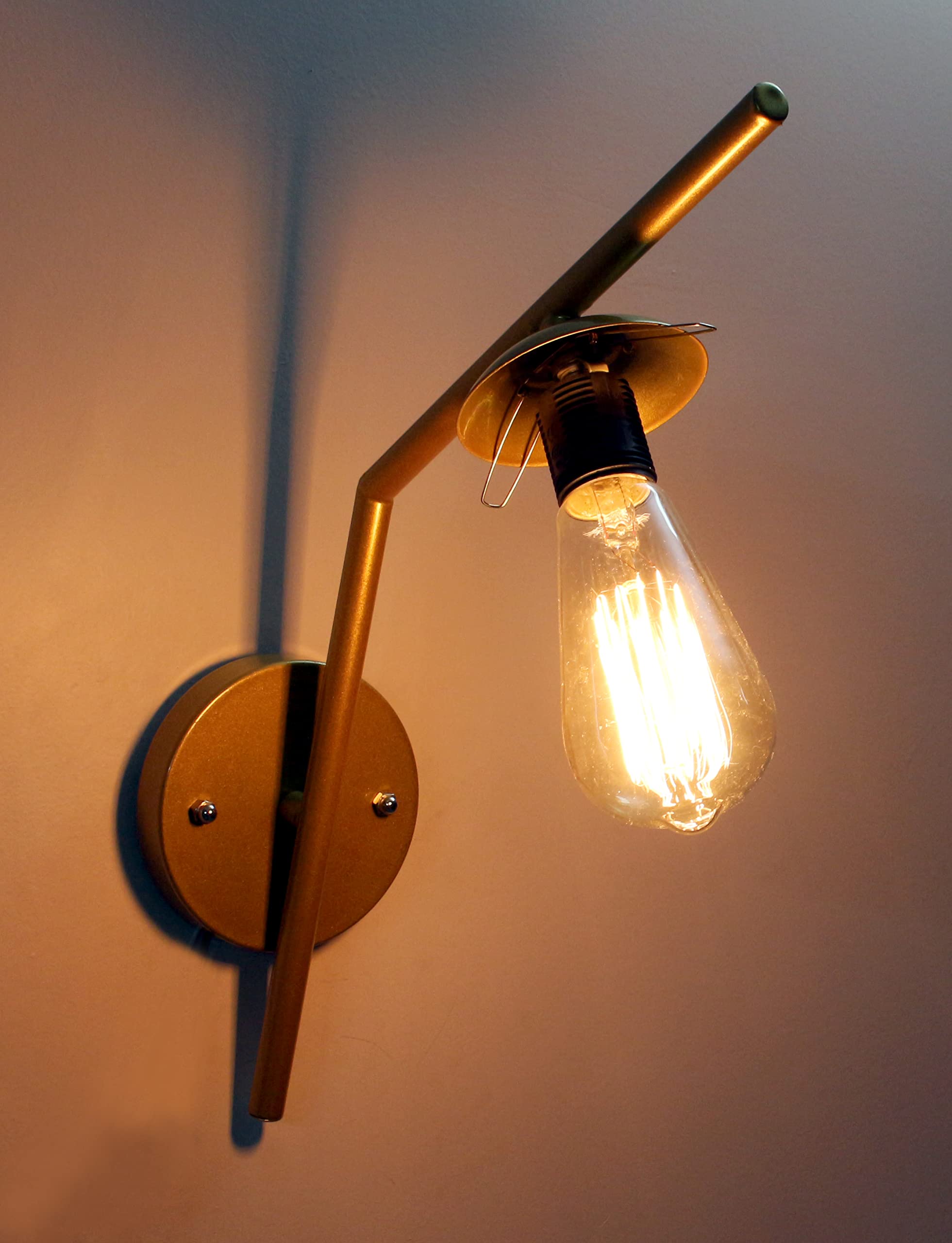 Kinis Dark Brown Glass Wall Light - Modern Decor -21