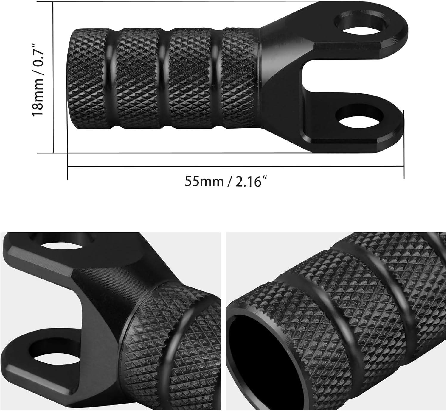 NICECNC Motorcycle Shift Lever Tip Aluminum Compatible with Honda XR650L 1993 1994 1995 1996 1997 1998 1999 2000 2001 2002 2003-2024,CNC-machined Anodized