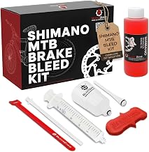 BleedZone Shimano Hydraulic Brake Bleed Kit with Mineral Oil | For Shimano Disc Brake Systems, With Bike Bleeder Tools for MTB Maintenance