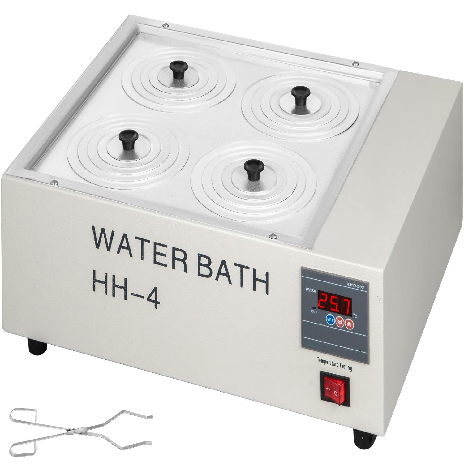 VEVOR HH4 Digital Heating Water Bath RT99℃ Lab Water Bath 800W