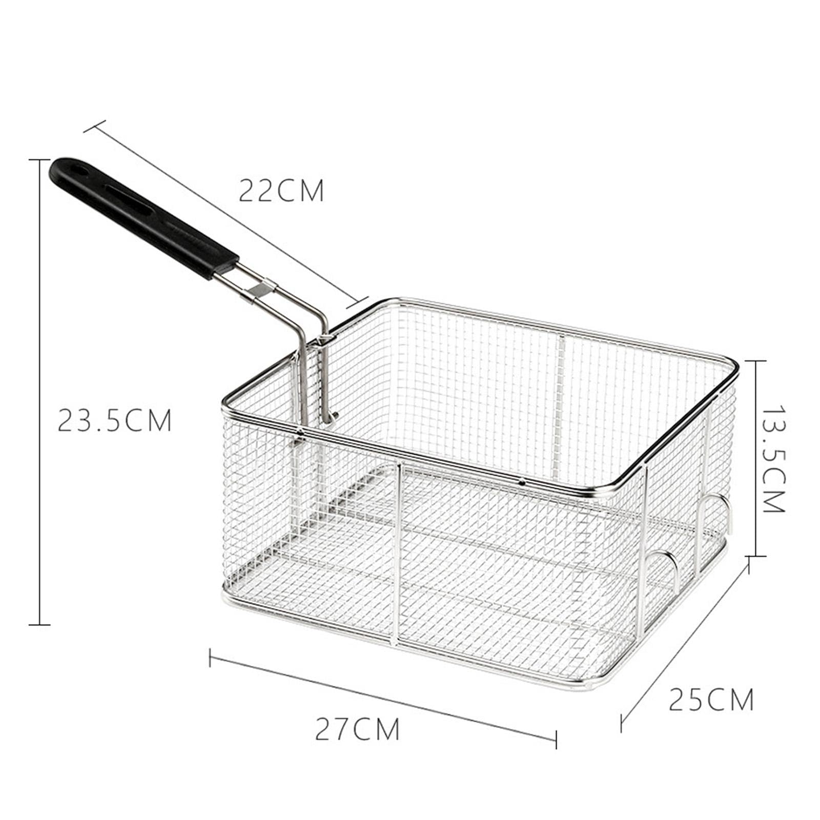 Cesta para Freír, Cesta Escurridora para Freír, Utensilio de Cocina Multiusos, Cesta para Freír, Herramienta de Cocina para Fiestas, Estilo E