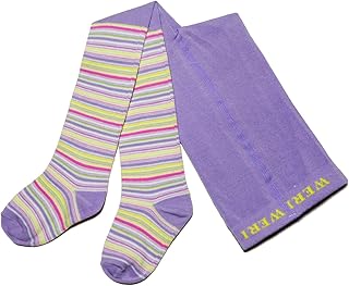 Medias para bebé y niños para niñas – Colorido patrón de rayas en diferentes variaciones de color