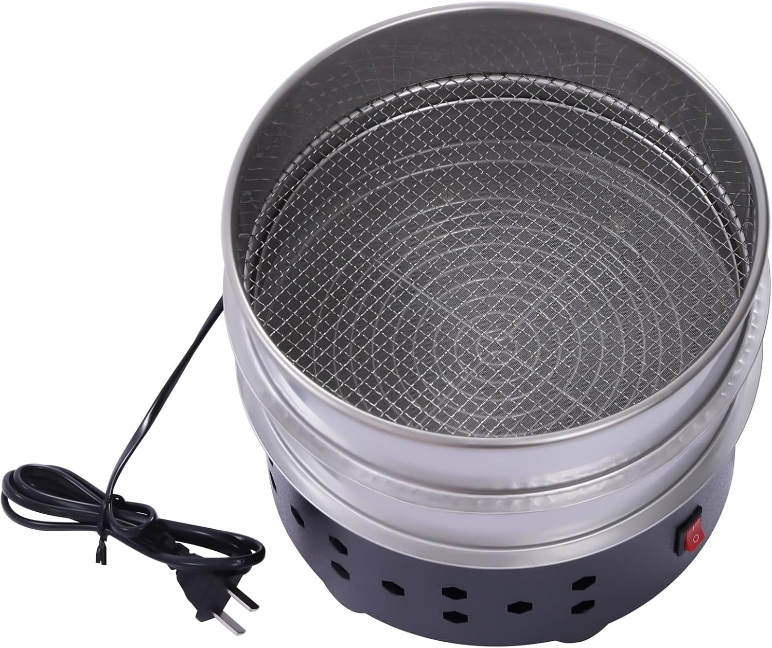 1.3lb Coffee Bean Cooler Electric Coffee Beans Cooling Machine Chaff for Home Coffee Use (black)