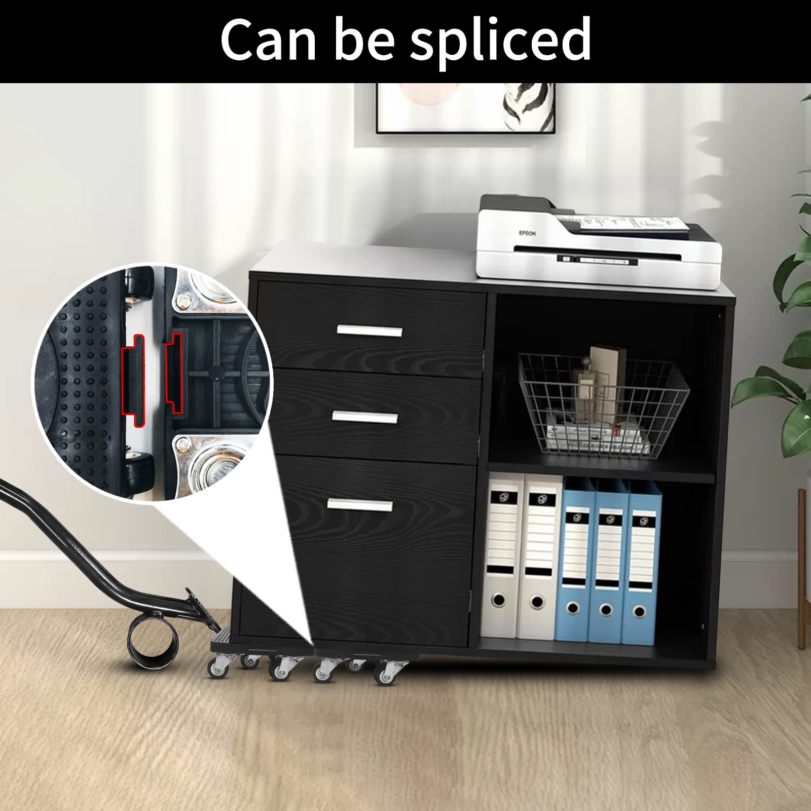 Furniture Dolly 5 Moving Wheels & Furniture Lifter - Heavy Duty 950Lbs/430kgs Load Capacity Swivel Casters Furniture Movers,Appliances Roller for Heavy Objects,Washing Machine,Refrigerator