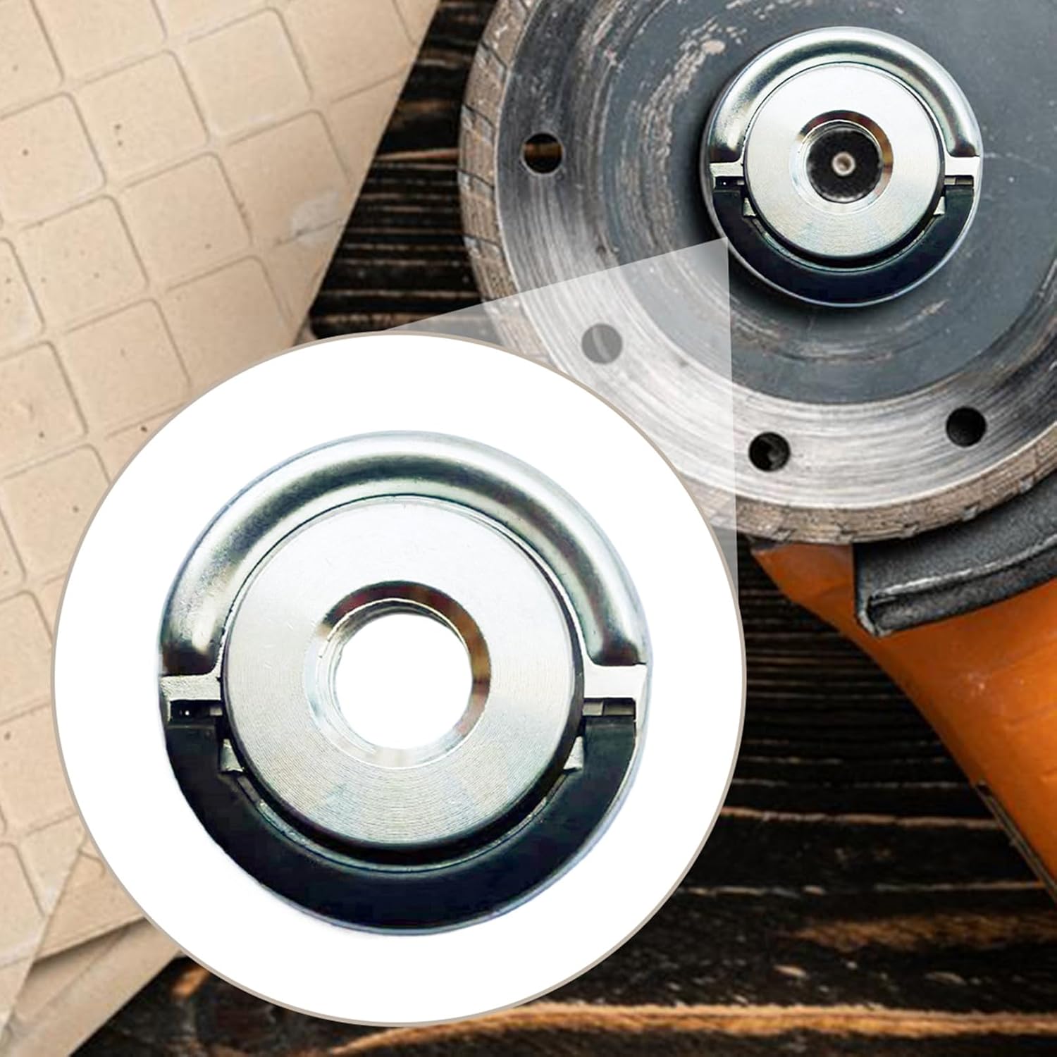 Angle Grinder Nut - Quick Release Flange Nut | Quick Clamping Nuts Pressure Plate Fastener | Angle Grinder Nut | High Strength Metal Grinder Nut Replacement Grinder Locking Nuts For Angle Grinders