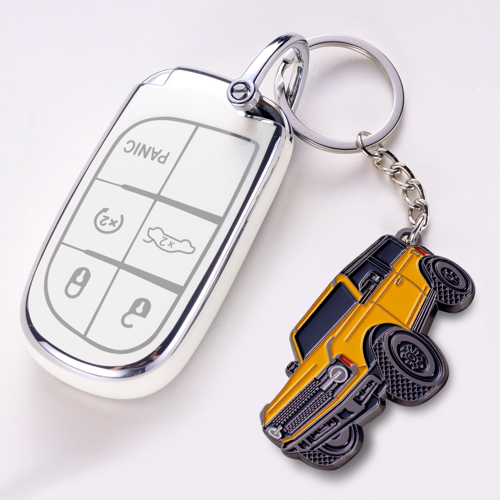 2025 Ford Bronco Key Fob Cover Bronco Keychain Accessories Metal