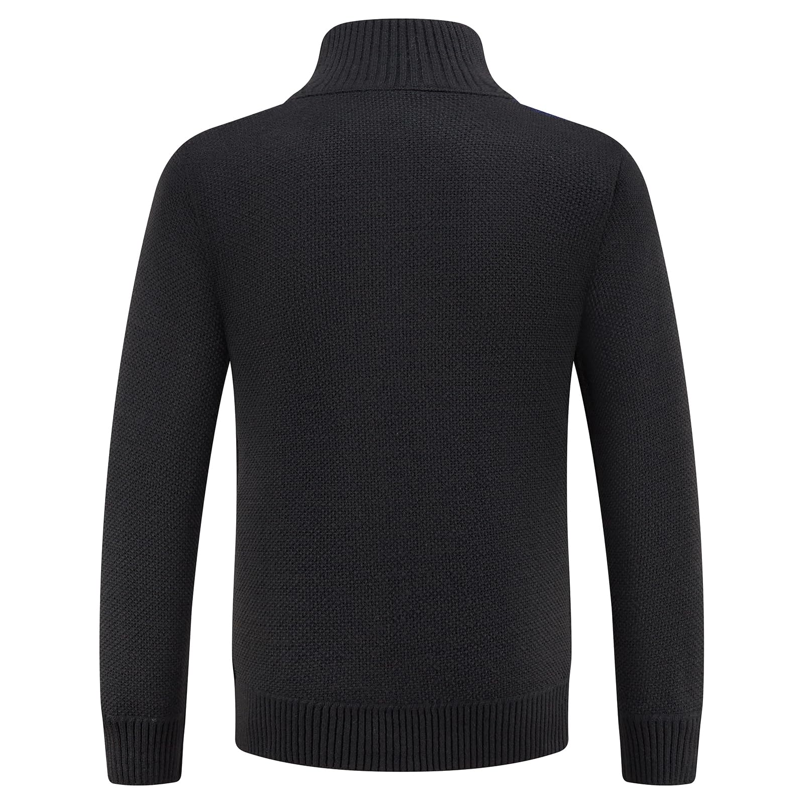KUDORO Strickjacke Trachtenjacke Herren Cardigan mit Reißverschluss