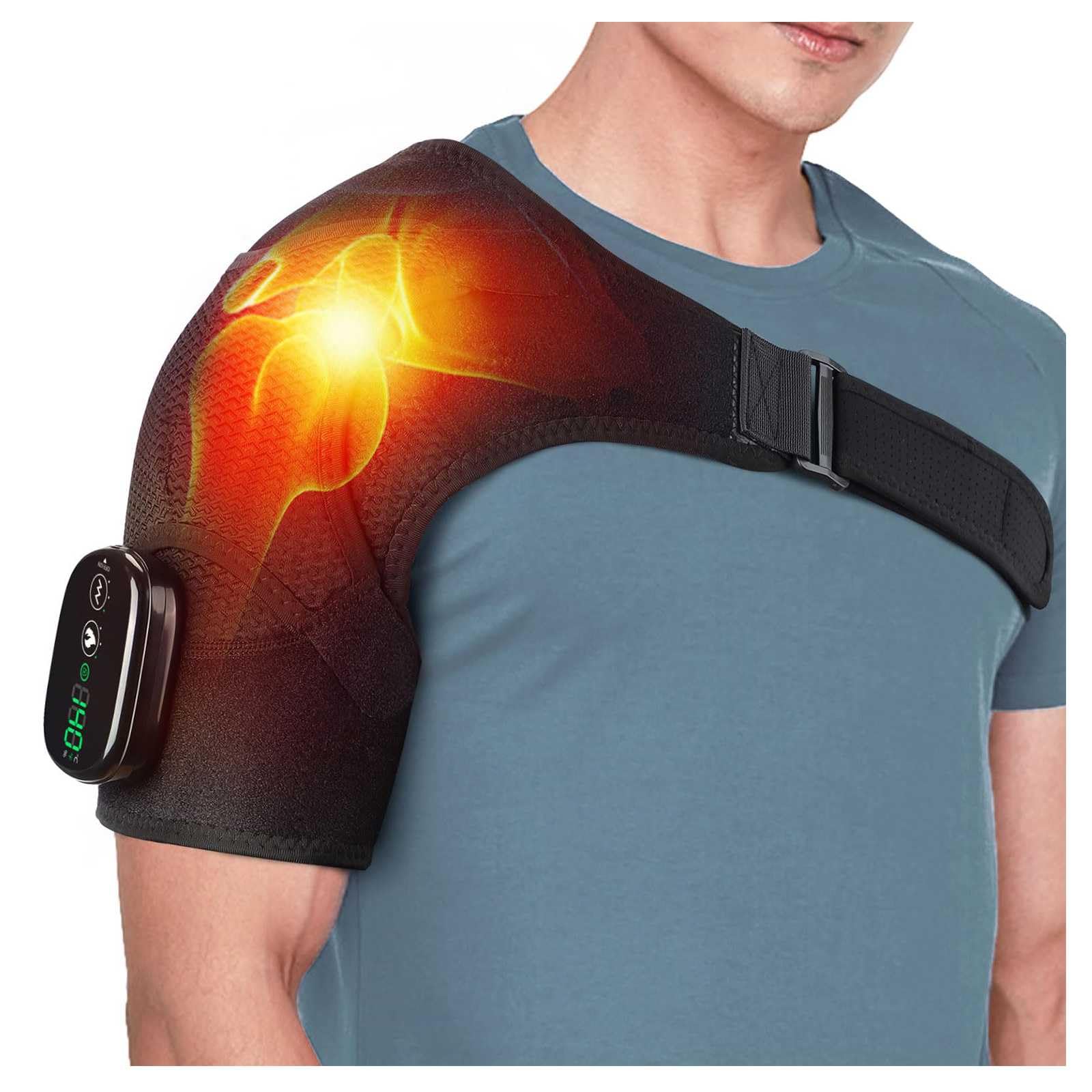Coussin chauffant d'épaule sans fil Relieflylabs apaise raideurs chroniques