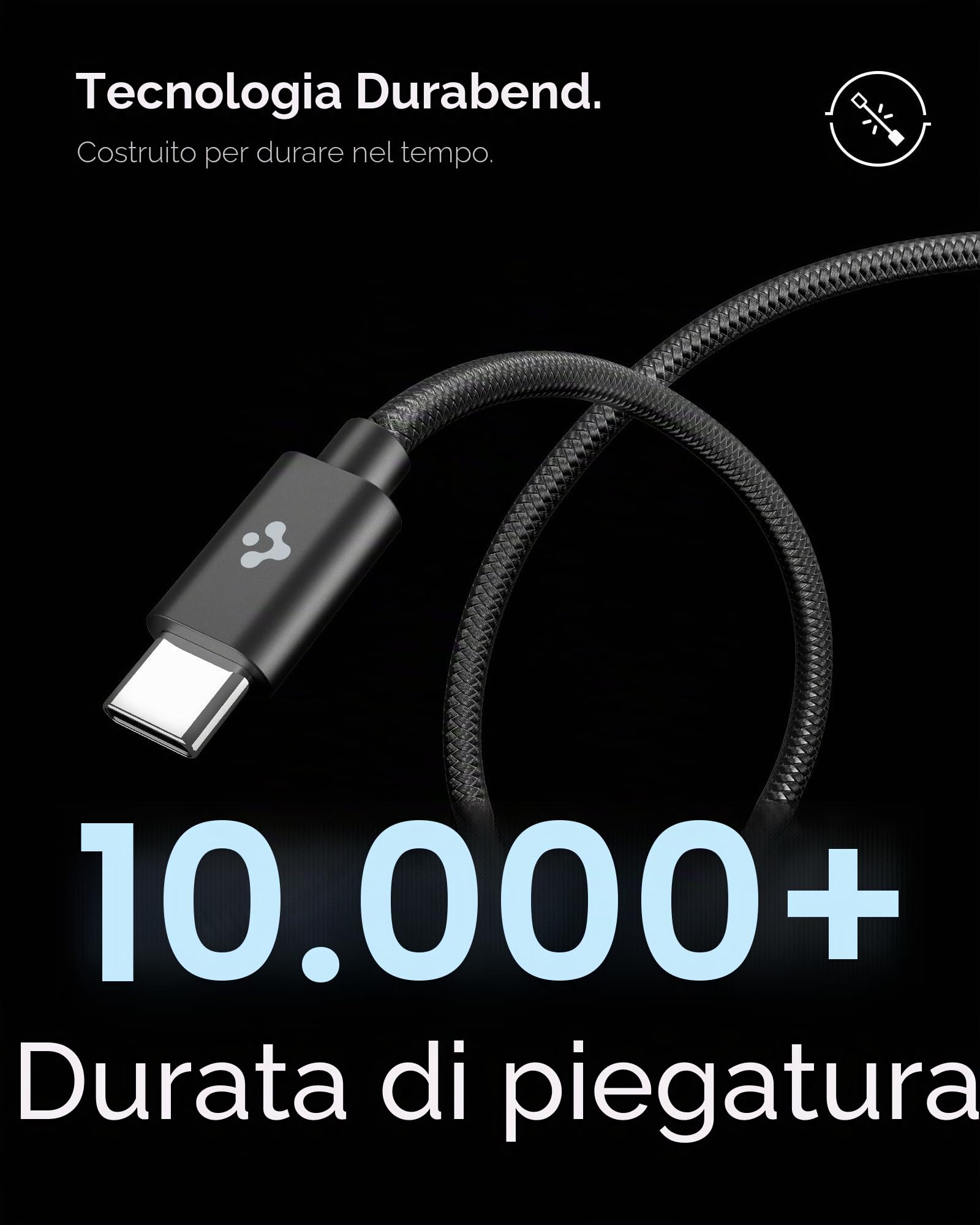 Caricabatterie USB-C GaN 1 porta 45W Spigen ArcStation Essential - Nero