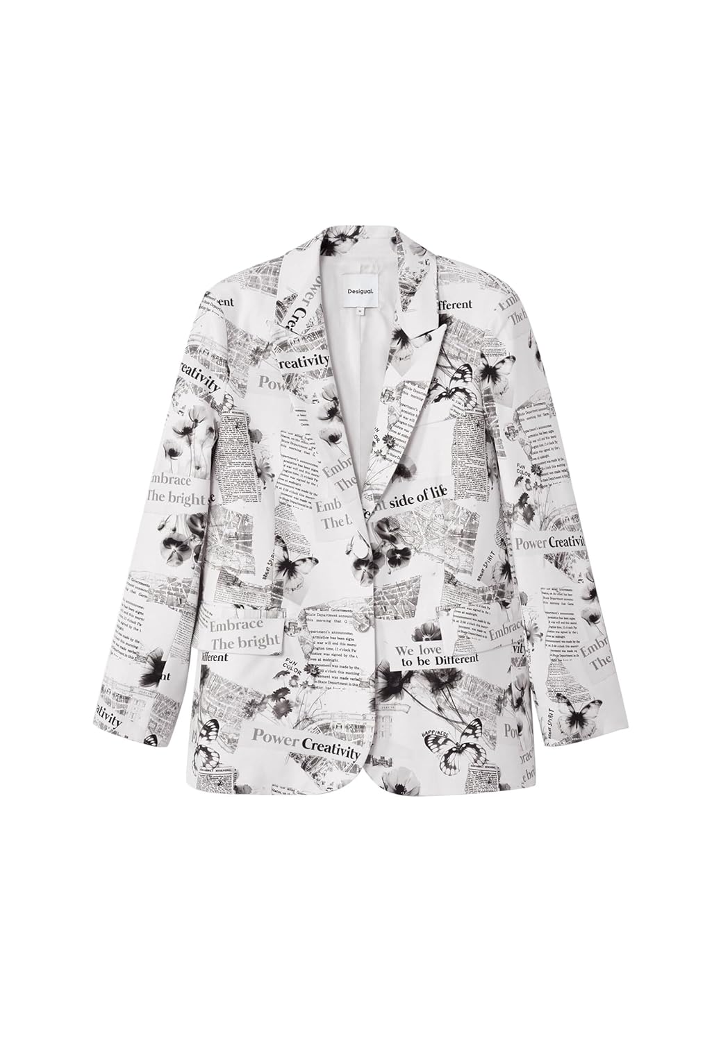 Desigual Womens Hybrid Denim Blazer