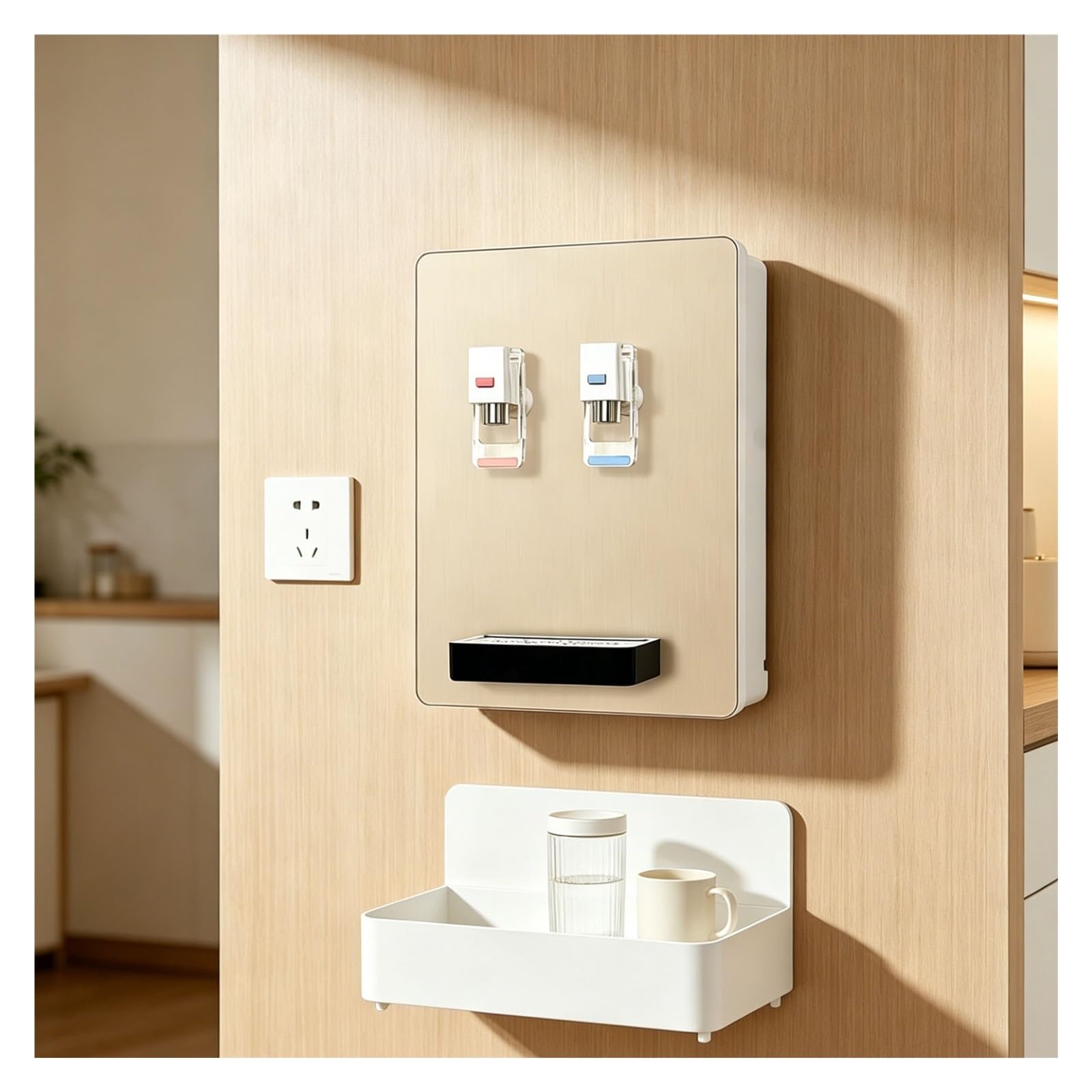 Distributeur d'eau chaude pour le bureau professionnel à fixation murale