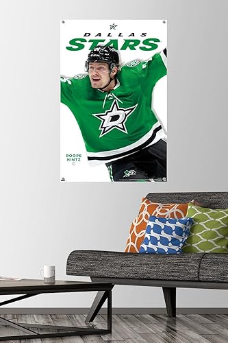 Miniatura 8 de Trends International NHL Dallas Stars Roope Hintz Feature Series 23 - Póster de pared, 14.72 x 22.37 pulgadas, paquete de póster premium y pasador