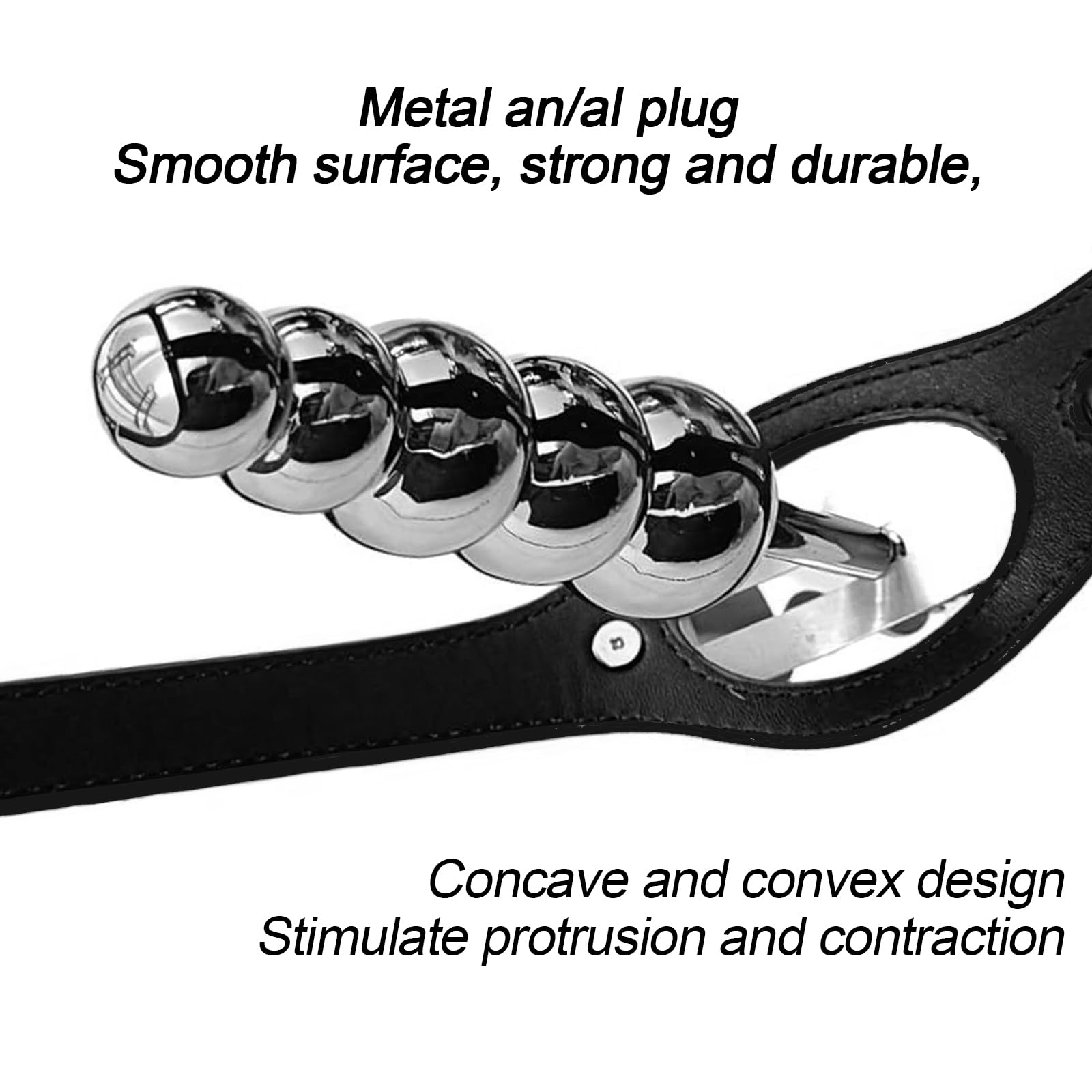Female Chastity Belt, Lockable Invisible Chastity Belt with 5 Metal Ball Anal Plug and Lock, Strap On Bondage Chastity Pants Butt Plug, SM Adult Restrict Chastity Lock Trainer Sex Toy (): Black