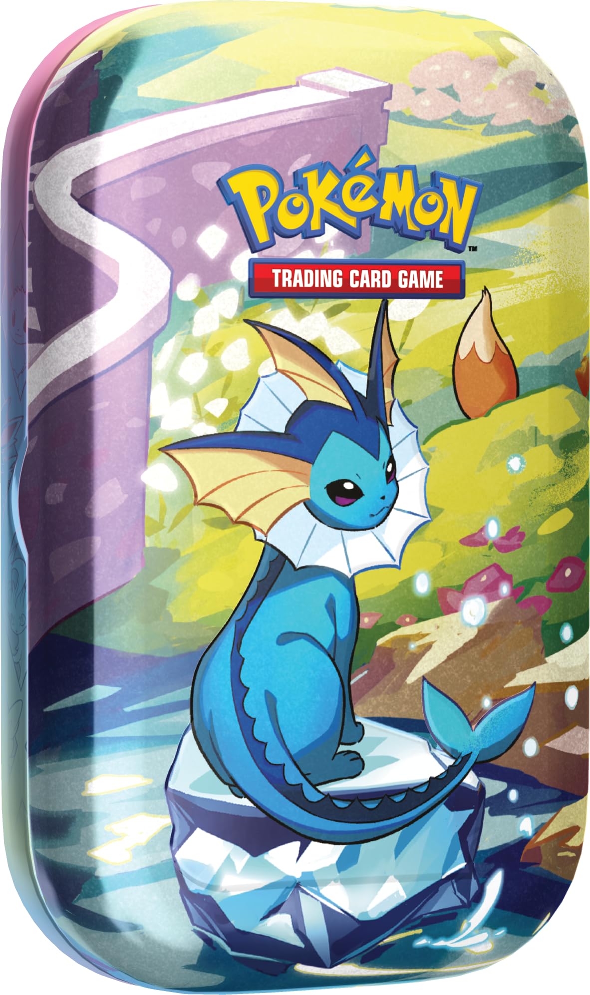 Pokémon: Mini-boîte Écarlate et Violet – Évolutions Prismatiques – Aquali du JCC Pokémon (2 boosters et 1 pièce)