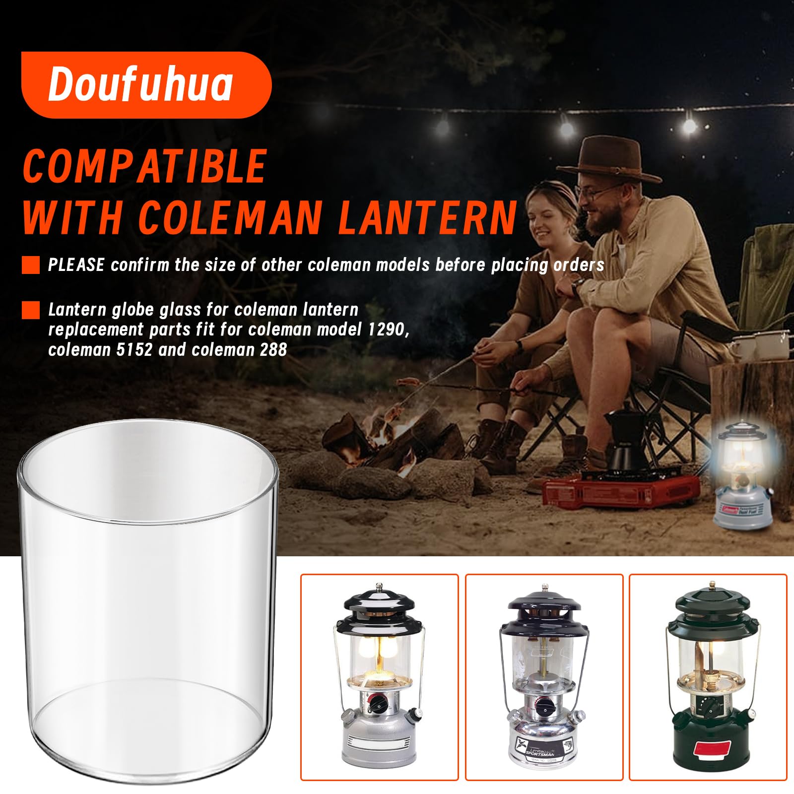 Amazon.co.jp: 燃料付きランタン用ガラスグローブ。コールマン