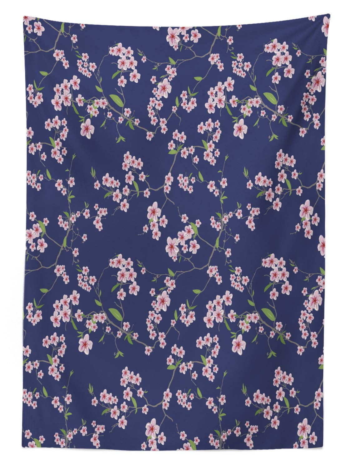 Tovaglia rettangolare, stile giapponese, 140x240 cm